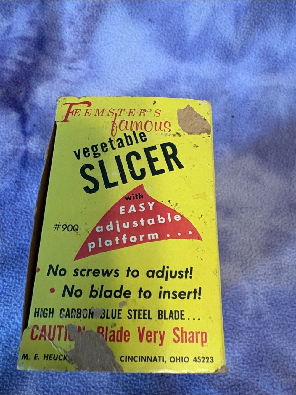 Flemster's Famous Vegetable Slicer - original Packaging and instructions